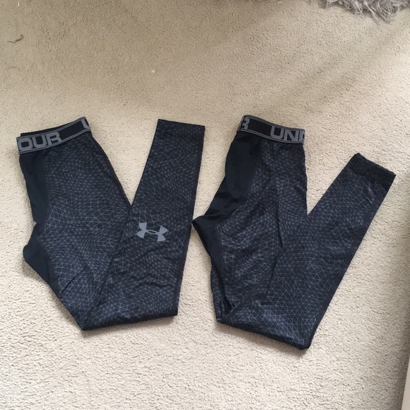 Under Armour Other - Underarmor Men’s black and Grey legging (2 pairs)